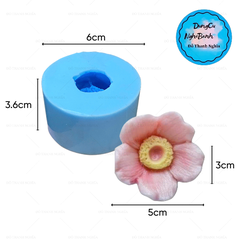 Khuôn Silicon - Hoa Cúc Đồng Tiền - Cánh Thẳng - 5cm
