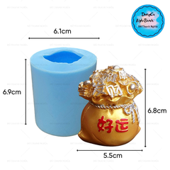 Khuôn Silicon - Hủ Vàng - 5.5cm Đứng