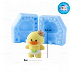 Khuôn Silicon - Động Vật - Gấu Vịt 2 Mảnh 5.5cm