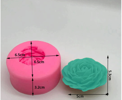 Khuôn Silicon - Hoa Hồng Nở - 5.3cm - Thanh Lý 30k