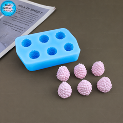 Khuôn Silicon - Trái Cây Berry - Mâm Xôi 6c