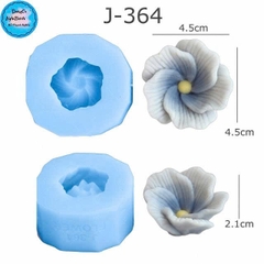 Khuôn Silicon - Hoa Cúc Xoay Panse 4.5cm J-364