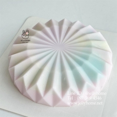 Khuôn Silicon - Đế - Tròn - Tròn Khía 15cm