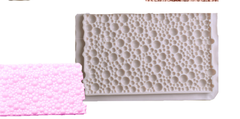 Khuôn Silicon - Viền Mảng Họa Tiết - Hạt Bọt Biển 16x10cm