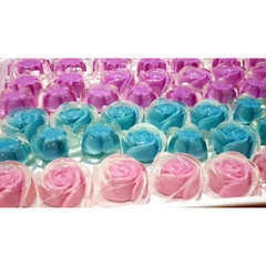 [20 cup] Khuôn Silicon - Cup Set Hoa Hồng ( 10 Khuôn 5cm - 10 Khuôn 3cm)