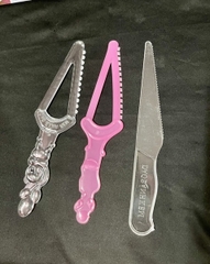Dao Nhựa Cắt Bánh - PKS - Dao TRẮNG - Gấu 20cm