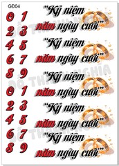 Decal Chủ Đề Gia Đình - GĐ- GĐ04