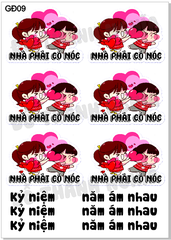 Decal Chủ Đề Gia Đình - GĐ- GĐ09