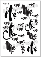 Decal Chủ Đề Gia Đình - GĐ -GĐ12