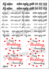 Decal Chủ Đề Gia Đình - GĐ -GĐ19