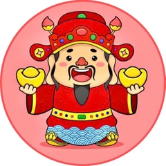 Decal Chủ Đề Hot - Vui Nhộn - DSN - Thần Tài Tt01