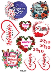 Decal Chủ Đề Phụ Nữ - DPN - DPN08