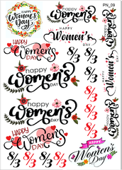 Decal Chủ Đề Phụ Nữ - DPN - DPN09
