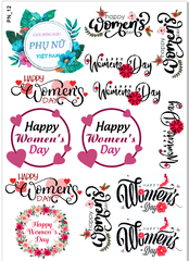 Decal Chủ Đề Phụ Nữ - DPN - DPN12