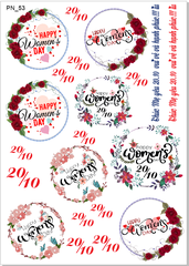 Decal Chủ Đề Phụ Nữ - DPN - DPN53