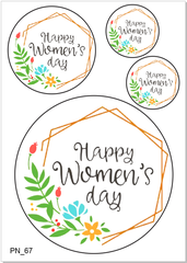 Decal Chủ Đề Phụ Nữ - DPN - DPN67 18cm
