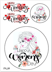Decal Chủ Đề Phụ Nữ - DPN - DPN68 18cm