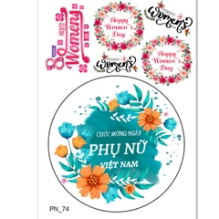 Decal Chủ Đề Phụ Nữ - DPN - DPN74 18cm