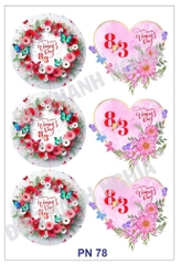 Decal Chủ Đề Phụ Nữ - DPN - DPN78