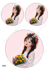 Decal Chủ Đề Phụ Nữ - DPN-G01