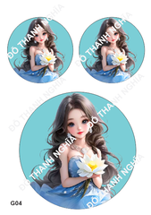 Decal Chủ Đề Phụ Nữ - DPN-G04