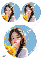 Decal Chủ Đề Phụ Nữ - DPN-G07