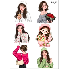 Decal Chủ Đề Phụ Nữ - DPN - PN80
