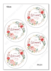 Decal Chủ Đề Phụ Nữ - DPN - PN91