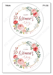 Decal Chủ Đề Phụ Nữ - DPN - PN98