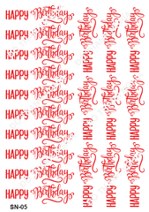 Decal Chủ Đề Sinh Nhật - DSN - DSN05