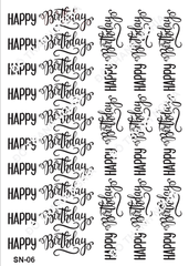 Decal Chủ Đề Sinh Nhật - DSN - DSN06