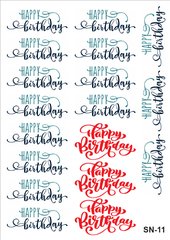 Decal Chủ Đề Sinh Nhật - DSN - DSN11