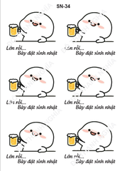 Decal Chủ Đề Sinh Nhật - DSN - DSN34