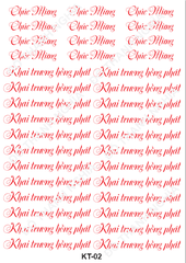 Decal Chủ Đề Sinh Nhật - DSN - khaitruong kt02