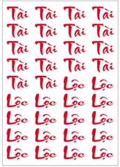 Decal Chủ Đề Tết - TET03 Tài Lộc lớn