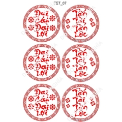 Decal Chủ Đề Tết - TET07