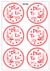 Decal Chủ Đề Tết - TET08