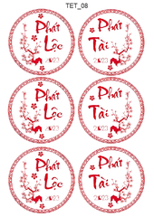 Decal Chủ Đề Tết - TET08
