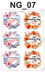 Decal Nhà Giáo 20/11 - DNG - DNG07