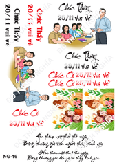 Decal Nhà Giáo 20/11 - DNG - DNG16