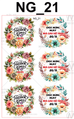 Decal Nhà Giáo 20/11 - DNG - DNG21
