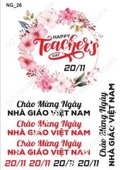 Decal Nhà Giáo 20/11 - DNG - DNG26