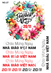 Decal Nhà Giáo 20/11 - DNG - DNG27