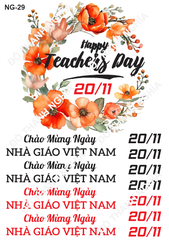 Decal Nhà Giáo 20/11 - DNG - DNG29