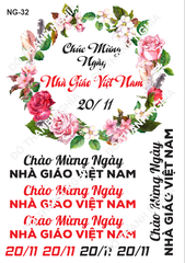 Decal Nhà Giáo 20/11 - DNG - DNG32