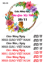 Decal Nhà Giáo 20/11 - DNG - DNG35