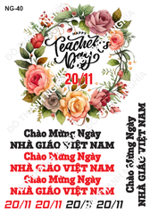 Decal Nhà Giáo 20/11 - DNG - DNG40