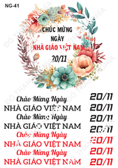 Decal Nhà Giáo 20/11 - DNG - DNG41