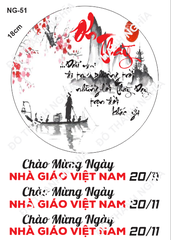 Decal Nhà Giáo 20/11 - DNG - DNG51