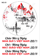 Decal Nhà Giáo 20/11 - DNG - DNG51